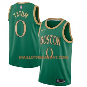 Maillot NBA Boston Celtics Jayson Tatum 0 Nike 2019-20 City Edition Swingman - Homme